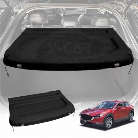 Car Trunk Shade for Mazda CX-30 CX30 2019-Onwards Rear Cargo Security Shield Luggage Cover Board Blinder