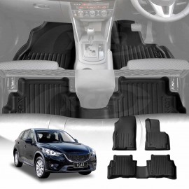 3D Floor Mats for Mazda CX5 CX-5 2012-2017 Heavy Duty All Weather Car Mats Carpet Liner Set