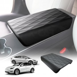Tesla Model 3 2017-2023 and Model Y 2021-2025 Center Console TPE Armrest Pad Cover Interior Decoration Protector Accessories