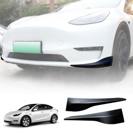 Tesla Model Y 2022-2025 Car Front Bumper Corner Guard TPE Protector Protective Cover Trim Exterior Accessories