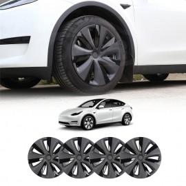 Tesla Model Y 2022-2025 Wheel Protector Cover Hub Caps 19 Inch Rim S Plaid Exterior Accessories (Set of 4)