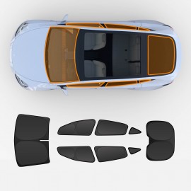 Tesla Model Y 2022-2025 Sunshade Side Rear Windows Windshield Sun Shades Reflective Covers Sunproof UV Rays Camping Privacy Protection Blocker