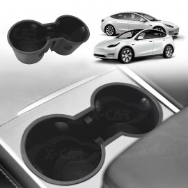 Centre Console Rubber Cup Holder Insert for Tesla Model 3 2017-2023 and Model Y 2021-2025