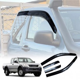 Weathershields for Holden Rodeo 2003-2008 RA Series Extra Cab Car Weather Shields Wind Deflectors Window Sun Visor 4-Piece Set