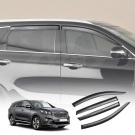 Premium Weathershields for Kia Sorento 2015-2020 Car Weather Shields Wind Deflectors Window Sun Visor 4-Piece Set