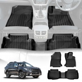 3D Floor Mats for Subaru Outback 2020-2025 All Weather Heavy Duty Cargo Car Trunk Luggage Tray Accessories