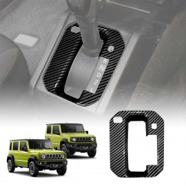 Gear Shift Frame Trim for Suzuki Jimny Auto 2018-Onwards Carbon Fiber Style Center Console Cover Protector