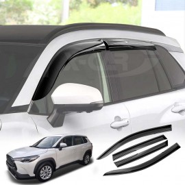 Weathershields for Toyota Corolla Cross 2022-Onwards Car Weather Shields Wind Deflectors Window Sun Visor