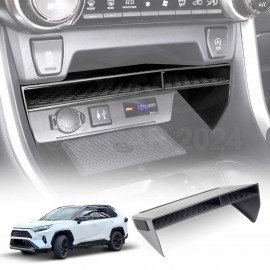 Center Console Organizer for Toyota RAV4 2019-2025 Storage Box Secondary ABS Insertion Tray Interior Accessories