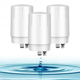 3 Packs Replacement Water Filter Cartridge Refill for Brita Basic Faucet Mount System
