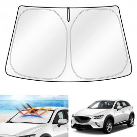 WindScreen Sun Shade for Mazda CX30 CX-30 2019-Onwards Blocks UV Rays Sun Visor Protector Foldable Sunshade