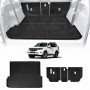 3D Boot Liner Back Seat Protector Combo for Toyota Prado 150 Series 7 Seats 2009-2024 Heavy Duty Car Kick Mats Cover Cargo Trunk Mat