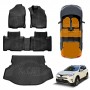3D Floor Mats Boot Liner for Toyota RAV4 RAV 4 Space Saver 2013-2018 All Weather Heavy Duty Cargo Car Trunk Luggage Tray