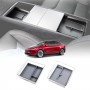 Centre Console Organizer Tray for Tesla Model Y Juniper 2025-Onwards Premium Storage Box Drawer Container with Grey Silicone Mat