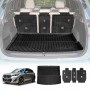 Boot Liner Set for BMW X1 U11 Series 2022-Onwards All Weather Heavy Duty Car Trunk Back Seat Protector Cargo Kick Mats