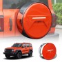 Orange Spare Wheel Cover with Stainless Steel Hoop for GWM Tank 300 2023-Onwards Protective Tire Case Exterior Modification Accessories