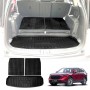 Boot Liner Back Seat Protector for Honda CRV CR-V 7 Seats 2023-Onwards Heavy Duty Cargo Trunk Mat Luggage Tray 3Pcs Set