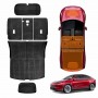 Interior Boot Liners Set for Tesla Model Y Juniper 2025-Onwards All Weather Front Toolbox Cargo Car Trunk Kick Mats Cover Luggage Tray
