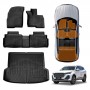 3D Floor Mats Boot Liner Set for Chery Tiggo 7 Pro 2023-Onwards All Weather Heavy Duty Cargo Car Trunk Luggage Tray