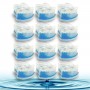 Crystal Pure Cartridge Refills for Braun Clean & Renew Compatible with All SmartCare Cleaning Centers Shavers 12-Pack