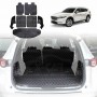 Mazda CX-8 CX8 2018-2024 Premium Custom Made PU Leather Car Mat Floor Liner Carpet Complete Set