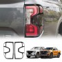 Tail Light Trim for Ford Ranger Next-Gen 2022-2025 Matt Black Rear Lamp Taillight Frame Cover Guard Set of 2