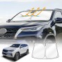 WindScreen Sun Shade for Toyota Fortuner 2015-Onwards Blocks UV Rays Foldable Custom Wind Screen Sun Visor Protector