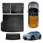 Interior Boot Liners Set for Geely EX5 2025-Onwards All Weather Toolbox Cargo Car Trunk Kick Mats Cover Luggage Tray