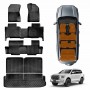 3-Pcs Boot Liner & Floor Mats for GWM Tank 500 Tank500 2024-Onwards Heavy Duty Cargo Trunk Mat Luggage Tray
