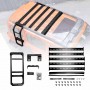 GWM Tank 300 Tank300 2023-Onwards Embedded Roof Rack Side Ladder Stainless Steel Protective Frame Exterior Modification Accessories Black