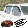Weathershields for Isuzu DMAX D-MAX Dual Cab 2020-Onwards Car Weather Shields Wind Deflectors Window Sun Visor 4-Piece Set