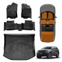 3D Floor Mats Boot Liner Set for Jeep Grand Cherokee 2011-2021 All Weather Heavy Duty Cargo Car Trunk Luggage Tray