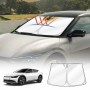 WindScreen Sun Shade for Kia EV6 2021-Onwards Blocks UV Rays Foldable Custom Wind Screen Sun Visor Protector