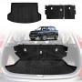 Boot Liner Back Seat Protector Combo for Kia Seltos 2019-2022 Heavy Duty Car Kick Mats Cover Cargo Trunk Mat