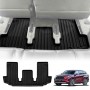 3D Third Row Seat Floor Mat for Toyota Kluger 2021-Onwards Heavy Duty All Weather Car Mats Carpet Liner