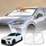 WindScreen Sun Shade for Lexus RX350 RX350h RX500h 2022-Onwards Blocks UV Rays Foldable Custom Wind Screen Sun Visor Protector