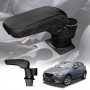 Central Armrest Storage Box with Cup Holder for Mazda CX-3 CX3 2015-Onwards Arm Rest Car Interior Accessories