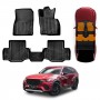 3D Floor Mats for Mazda CX-70 CX70 2024-Onwards Heavy Duty All Weather Car Mats Carpet Liner Set