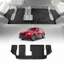 3D Third Row Seat Floor Mat for Mazda CX-8 CX8 2018-2024 Heavy Duty All Weather Car Mats Carpet Liner