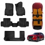 3D Floor Mats for Mazda CX-80 CX80 2024-Onwards Heavy Duty All Weather Car Mats Carpet Liner Set