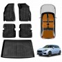 3D All-Weather Floor Mat Boot Liner Carpet for MG 3 MG3 2016-2024 Heavy Duty Cargo Trunk Mat Luggage Tray