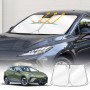 WindScreen Sun Shade for MG MG4 2023-Onwards Blocks UV Rays Foldable Custom Wind Screen Sun Visor Protector
