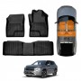 Front Rear Floor Mats for Mitsubishi Outlander ZM Series PHEV 2021-Onwards Heavy Duty All Weather Car Mats Carpet Liner Set