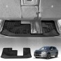3D Third Row Seat Floor Mat for Mitsubishi Outlander ZM Series PHEV 7-Seater 2021-Onwards Heavy Duty All Weather Car Mats Carpet Liner