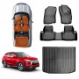 3D Floor Mats Boot Liner Carpet for Mitsubishi ASX 2010-2025 All-Weather Heavy Duty Cargo Trunk Mat Luggage Tray