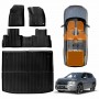 Floor Mats Boot Liner for Mitsubishi Outlander Petrol 2021-Onwards Heavy Duty Customized Car Floor Liners Full Set Carpet