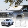 WindScreen Sun Shade for Mitsubishi Triton MV Double Cab 2024-Onwards Blocks UV Rays Foldable Custom Wind Screen Sun Visor Protector