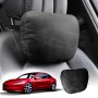 Black Headrest Pillow for Tesla Model 3 Highland 2023-Onwards Car Seat Neck Support Cushion Accessories