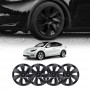 Tesla Model Y 2022- 2025 Wheel Protector Cover Caps 19 Inch Rim Hubcap Hub Cap Matt Black (Set of 4)