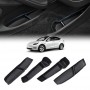 Tesla Model Y 2022-2025 Car Door Side Storage Box Tray Organizer Accessories Front and Rear Row Set of 4